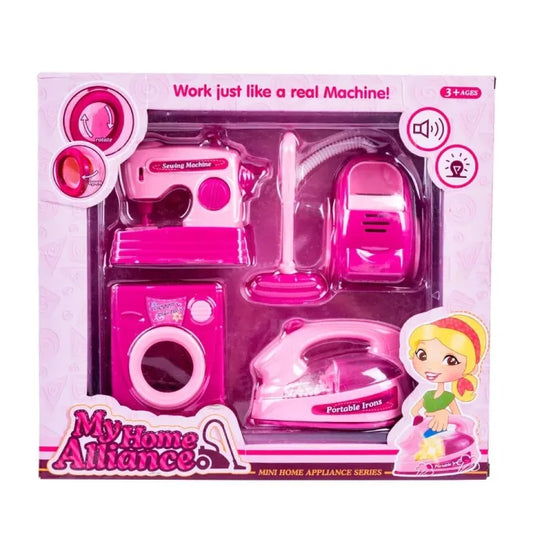 4Pcs Children Pretend Play Toys Simulation Household Appliances