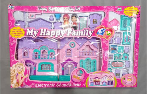 My Happy Family Funny Doll House Play Set