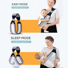 Baby Carrier - One Shoulder, Labor-Saving, Half Wrapped Sling