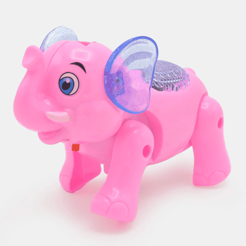 ELECTRIC WALKING ELEPHANT WITH LIGHT & MUSIC FOR KIDS