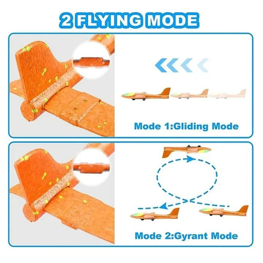 Airplane Launcher Toy Bubble Catapult Airplane Toy
