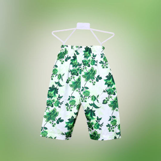 2 Pcs Boy's Cotton Lawn Printed Shirt And Shorts Set