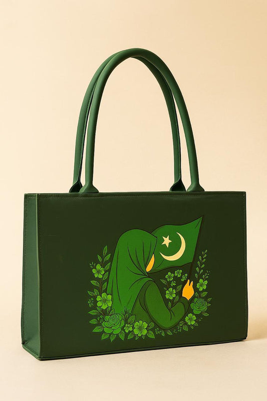 Girl's Canvas Printed Tote Bag