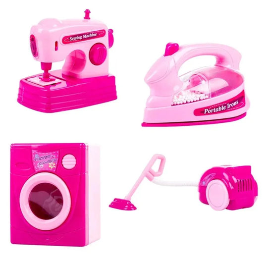 4Pcs Children Pretend Play Toys Simulation Household Appliances